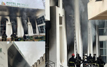 Incendie à la mairie de Touba : les sapeurs-pompiers mobilisés pour maîtriser les flammes