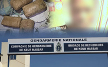Keur Massar : la Brigade de Recherches interpelle un présumé trafiquant avec près de 800 grammes de drogue