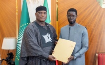 Coopération Sénégal-Gambie: Bassirou Diomaye Faye reçoit un émissaire d’Adama Barrow au Palais de la République