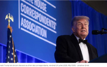 États-Unis: Donald Trump renoue avec ses attaques contre la presse au dîner des correspondants