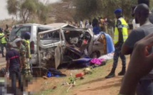 Louga : quatre morts dans une violente collision entre un minicar et un bus sur la route de Touba
