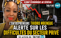 Climat économique au Sénégal : L'entrepreneure Thioro Mbengue alerte sur les difficultés du secteur privé