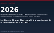Le Général Birame Diop installé à la présidence de la Commission de la CEDEAO