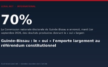 Guinée-Bissau : le « oui » l'emporte largement au référendum constitutionnel