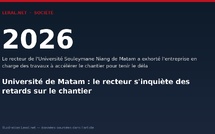 Université de Matam : le recteur s'inquiète des retards sur le chantier
