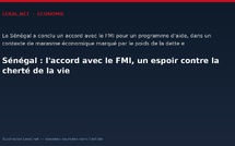 Sénégal : l'accord avec le FMI, un espoir contre la cherté de la vie
