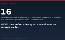 MESRI : les enfants des agents en colonies de vacances à Saly