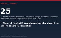 L'Ofnac et l'autorité saoudienne Nazaha signent un accord contre la corruption