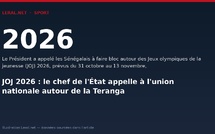 JOJ 2026 : le chef de l'État appelle à l'union nationale autour de la Teranga