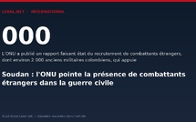 Soudan : l'ONU pointe la présence de combattants étrangers dans la guerre civile