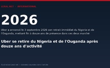 Uber se retire du Nigeria et de l'Ouganda après douze ans d'activité