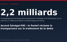 Accord Sénégal-FMI : le Pastef réclame la transparence sur le traitement de la dette