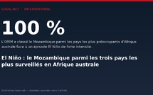 El Niño : le Mozambique parmi les trois pays les plus surveillés en Afrique australe