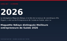 Maguette Ndiaye distinguée Meilleure entrepreneure de Suède 2026