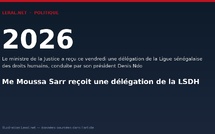 Me Moussa Sarr reçoit une délégation de la LSDH