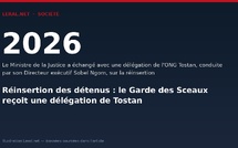 Réinsertion des détenus : le Garde des Sceaux reçoit une délégation de Tostan