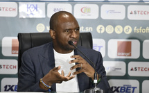 Patrick Vieira satisfait du bilan des Lions après la trêve internationale d'octobre