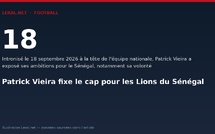 Patrick Vieira fixe le cap pour les Lions du Sénégal