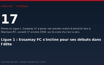 Ligue 1 : Essamay FC s'incline pour ses débuts dans l'élite