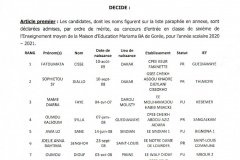 Résultats du concours d entrée à la MEMBA 2020-page-002